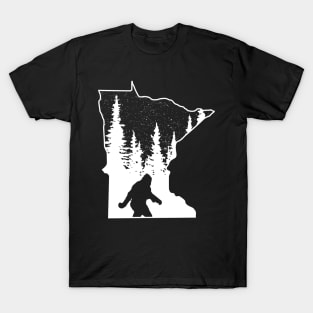 Minnesota Bigfoot Gift T-Shirt